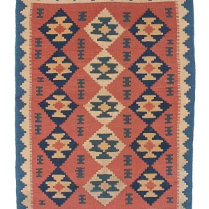 Kelim Teppich - Oriental 150 x 108 cm - rost