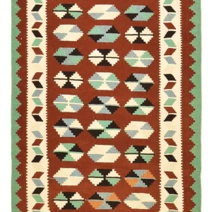Kelim Teppich - Oriental - 151 x 100 cm - mehrfarbig
