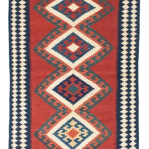 Kelim Teppich - Oriental 152 x 103 cm - rot
