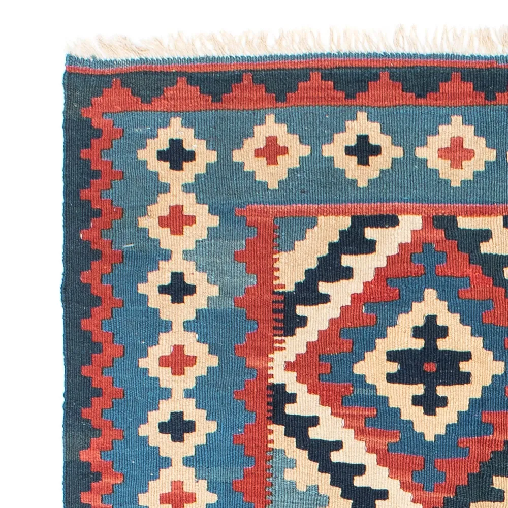 Kelim Teppich - Oriental 160 x 103 cm - blau
