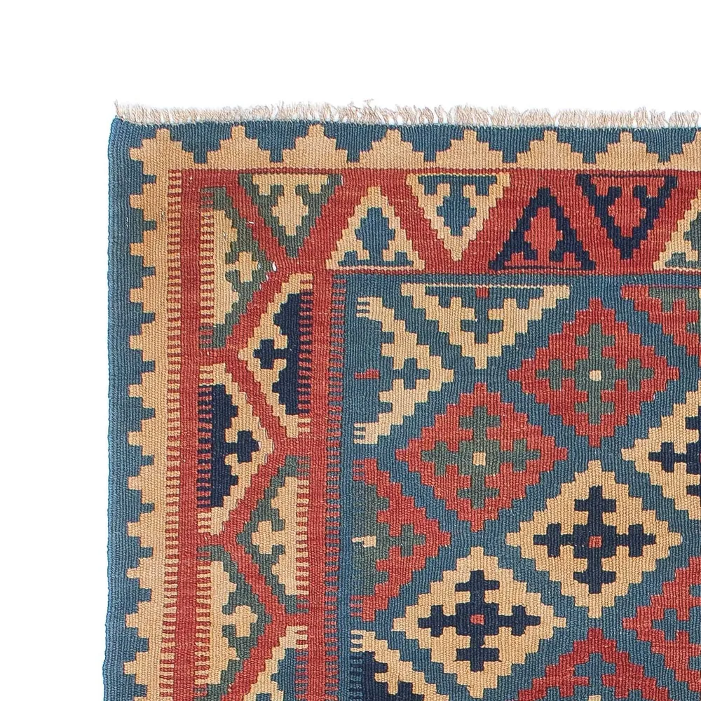 Kelim Teppich - Oriental 166 x 127 cm - blau