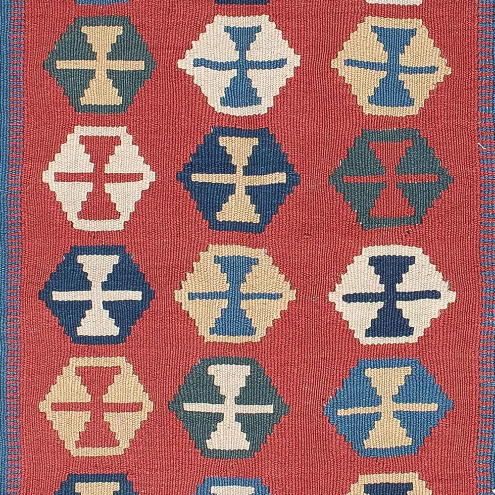 Kelim Teppich - Oriental 167 x 113 cm - blau