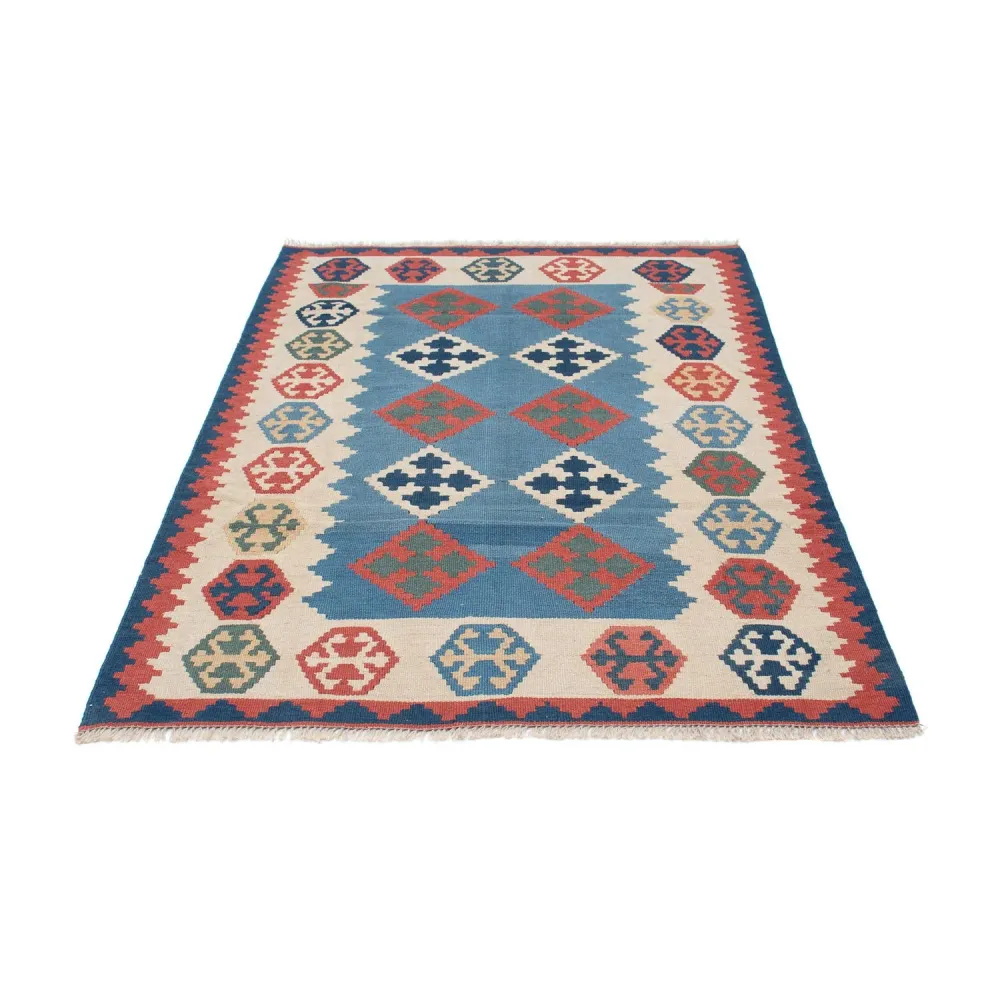 Kelim Teppich - Oriental 168 x 115 cm - blau