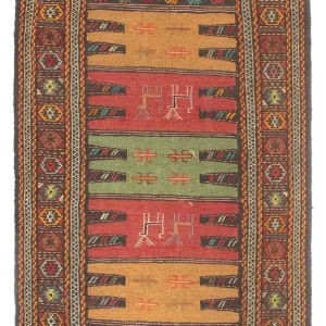 Kelim Teppich - Oriental - 170 x 100 cm - mehrfarbig