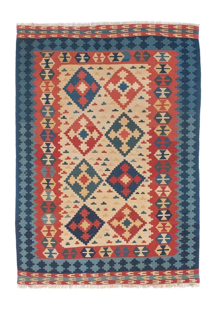 Kelim Teppich - Oriental 170 x 124 cm - mehrfarbig
