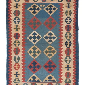 Kelim Teppich - Oriental 171 x 118 cm - blau