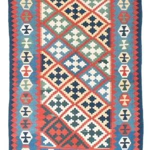 Kelim Teppich - Oriental 175 x 124 cm - blau