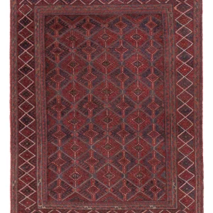 Kelim Teppich - Oriental - 175 x 141 cm - dunkelrot