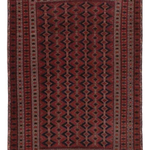 Kelim Teppich - Oriental - 180 x 130 cm - dunkelrot