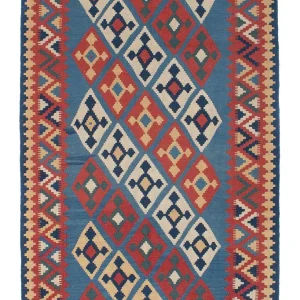 Kelim Teppich - Oriental 183 x 123 cm - blau