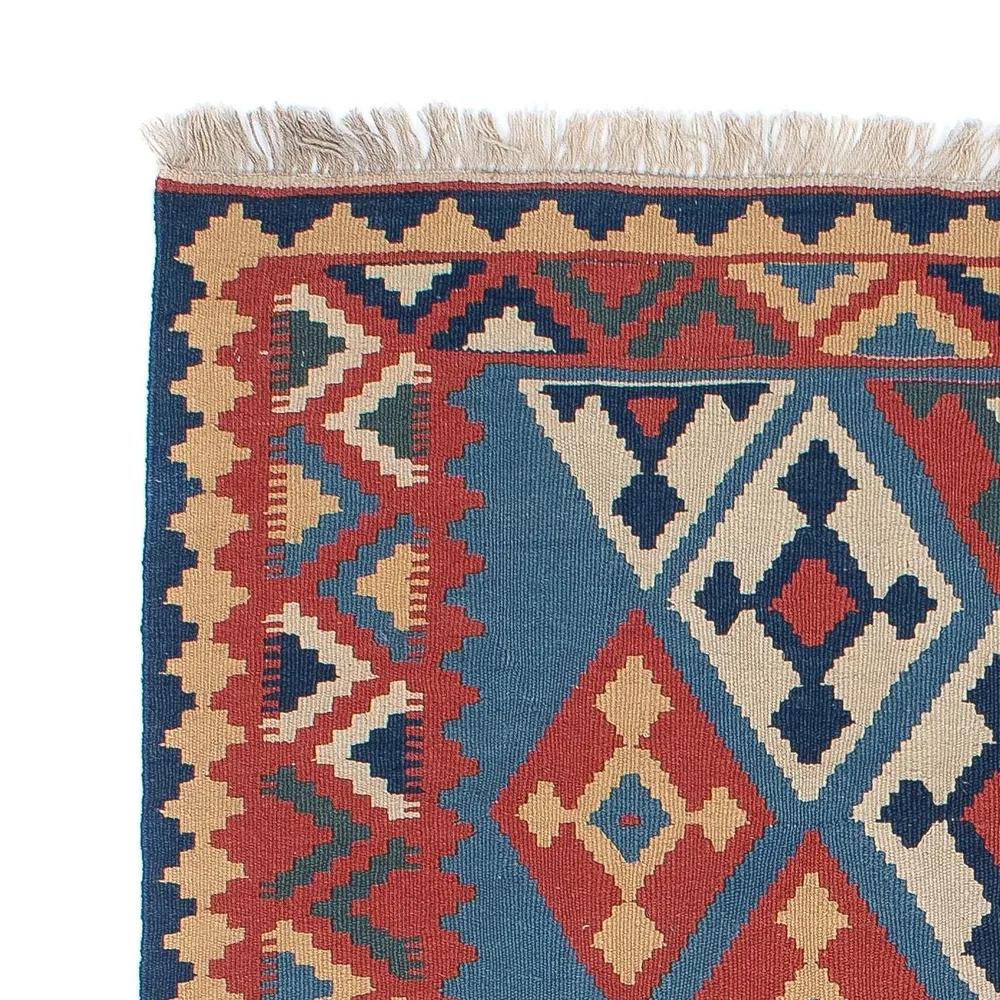 Kelim Teppich - Oriental 183 x 123 cm - blau
