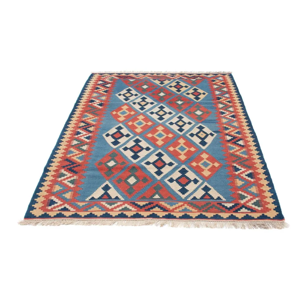 Kelim Teppich - Oriental 183 x 123 cm - blau