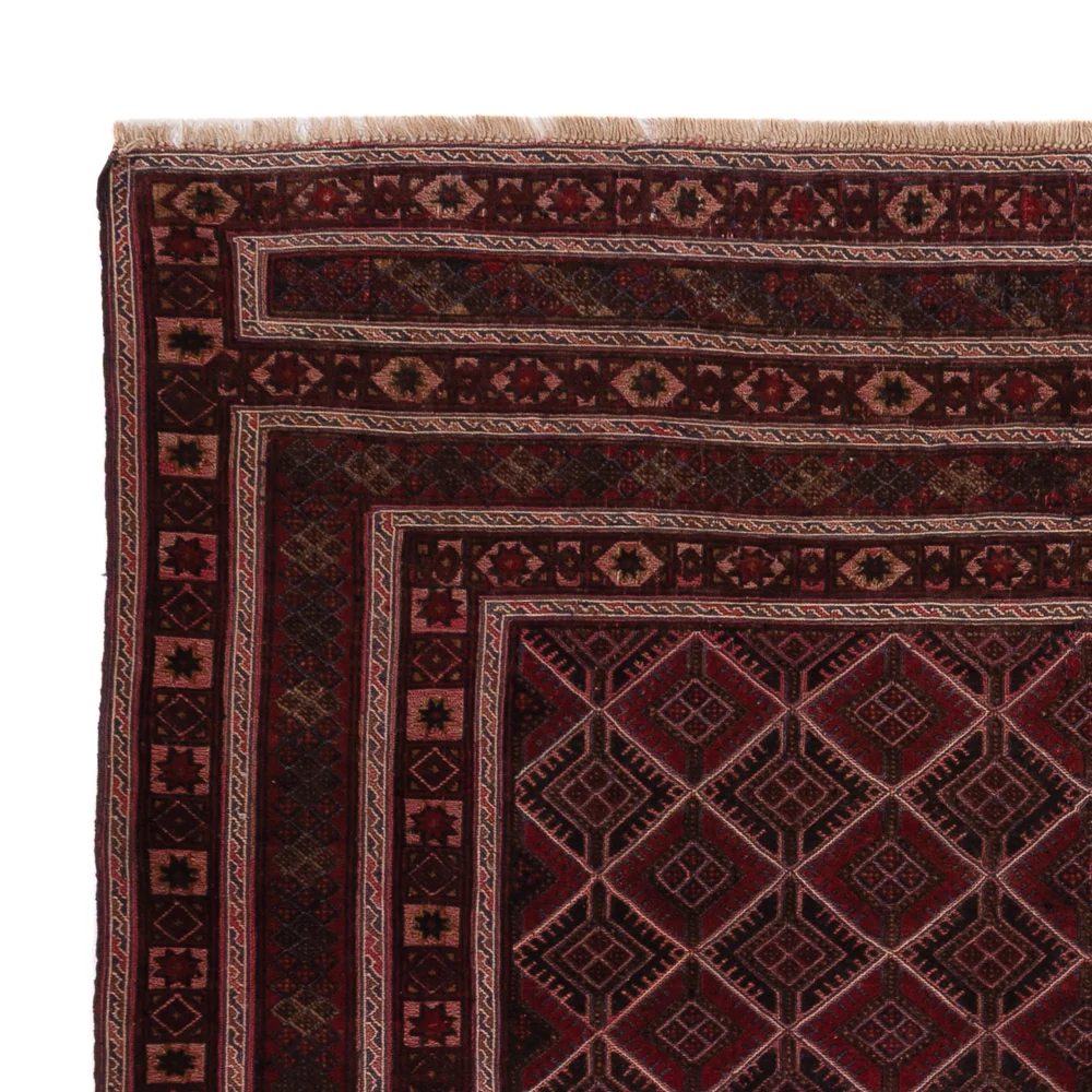 Kelim Teppich - Oriental - 184 x 155 cm - dunkelrot