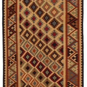 Kelim Teppich - Oriental 185 x 120 cm - braun