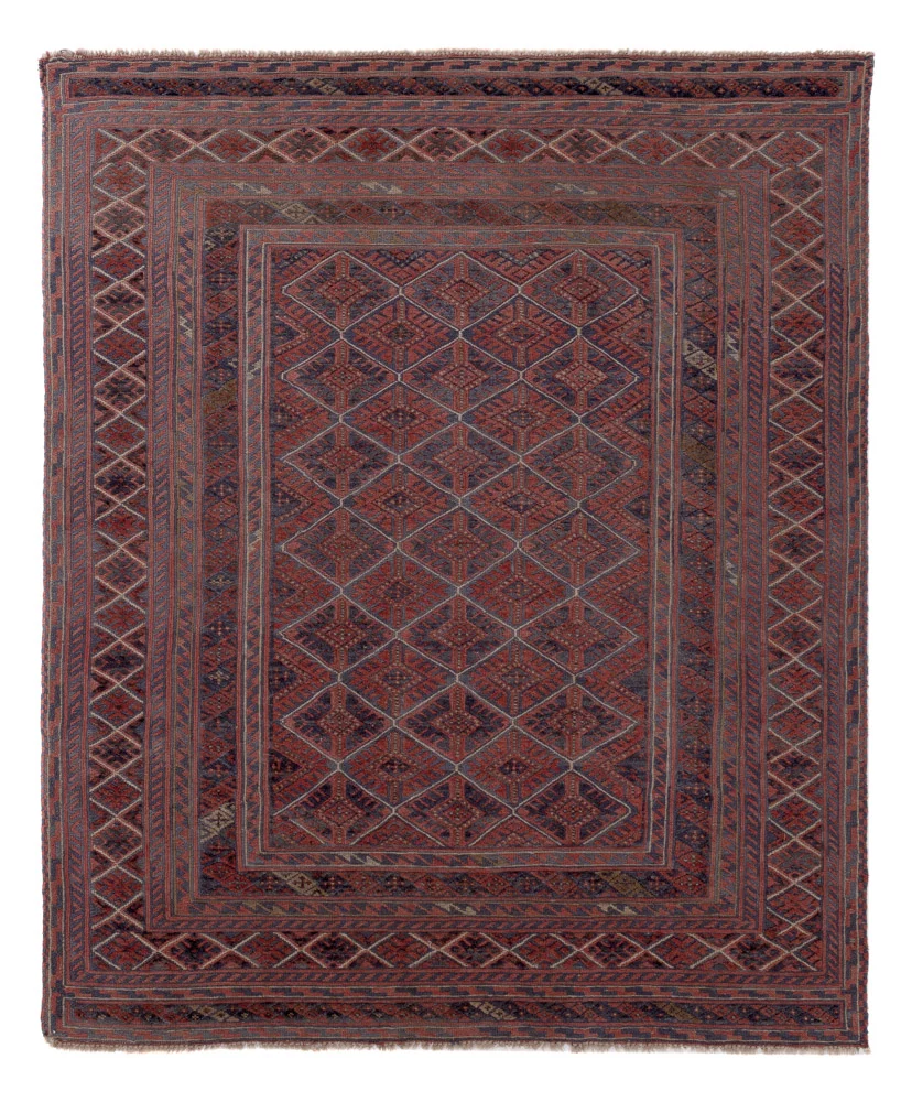 Kelim Teppich - Oriental - 186 x 152 cm - mehrfarbig