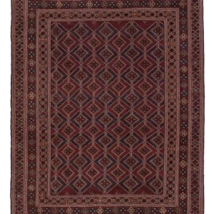 Kelim Teppich - Oriental - 188 x 155 cm - dunkelbeige