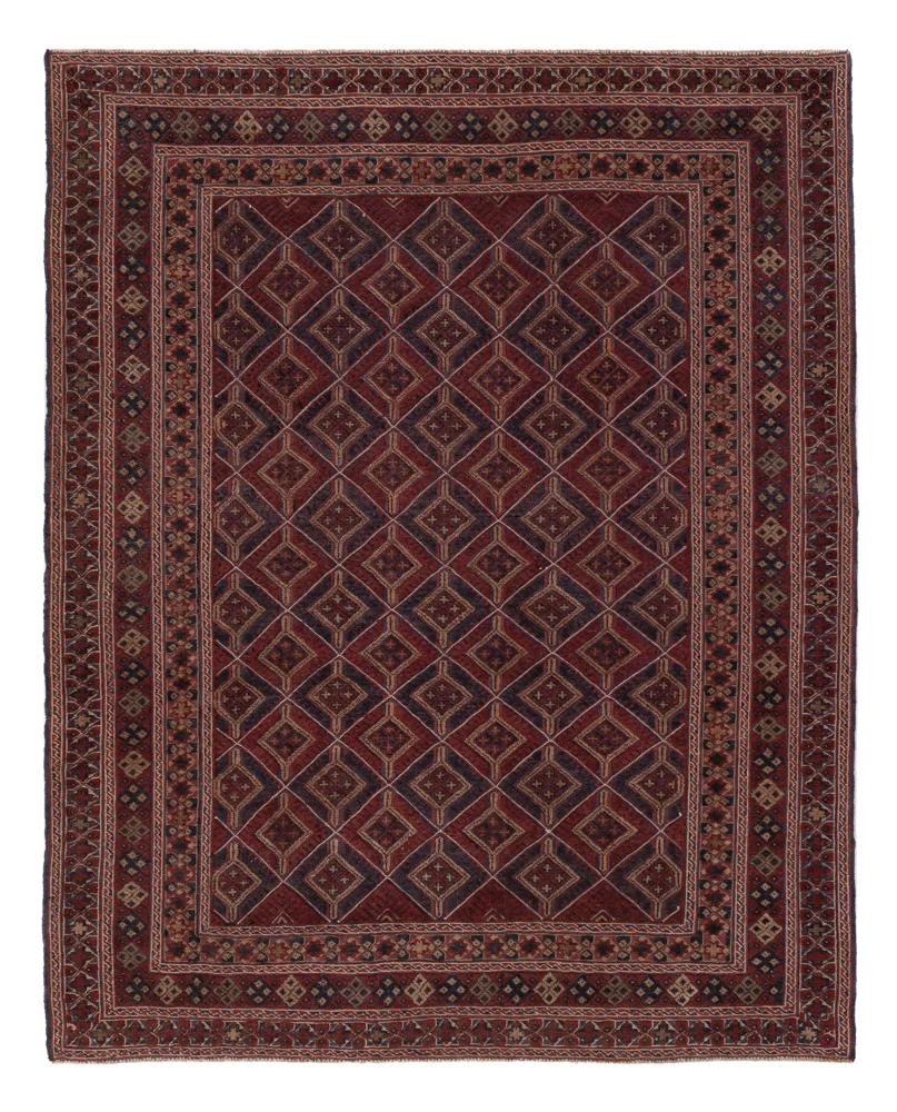 Kelim Teppich - Oriental - 188 x 155 cm - dunkelbeige