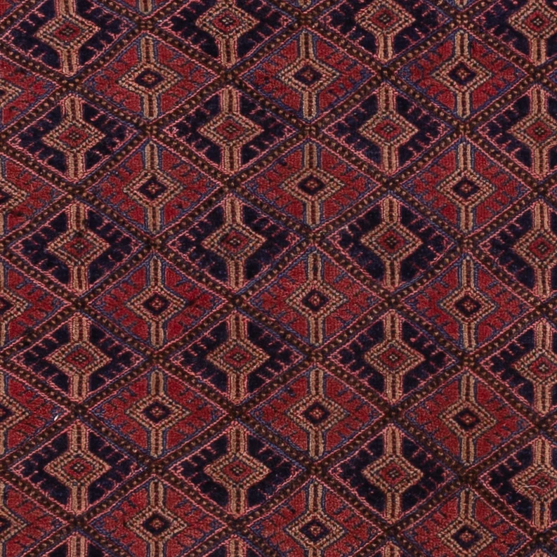 Kelim Teppich - Oriental - 190 x 140 cm - dunkelrot