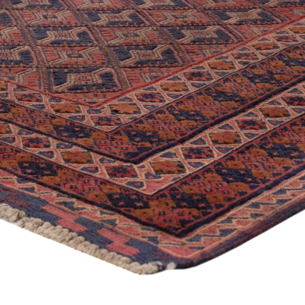Kelim Teppich - Oriental - 190 x 140 cm - dunkelrot