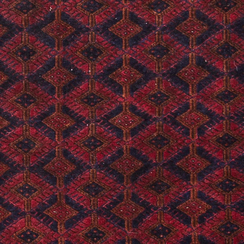 Kelim Teppich - Oriental - 190 x 152 cm - dunkelrot