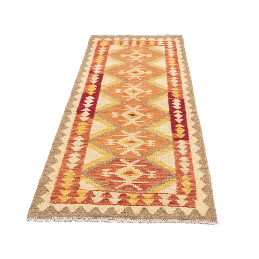 Kelim Teppich - Oriental 190 x 71 cm - beige