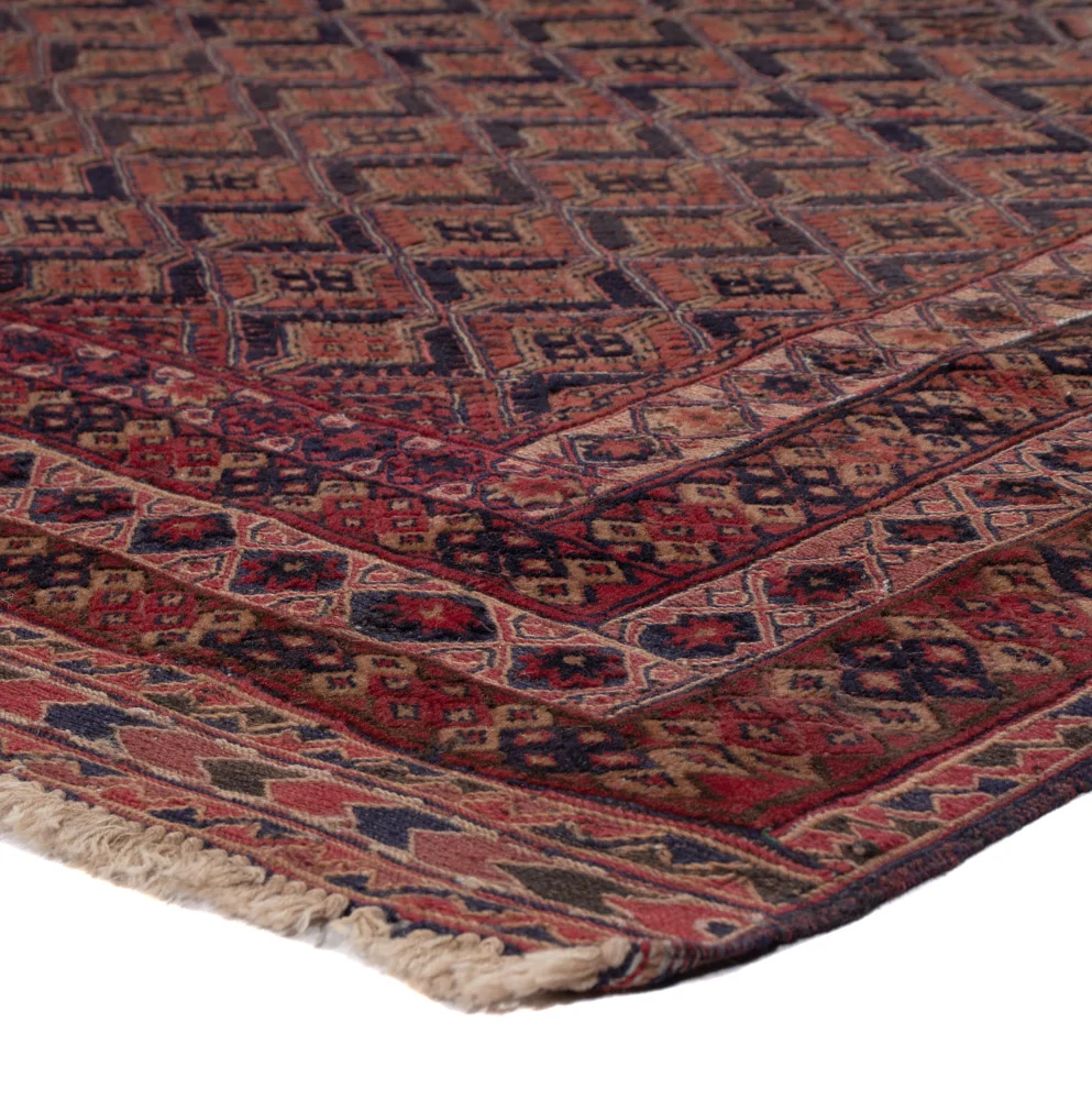 Kelim Teppich - Oriental - 192 x 150 cm - dunkelrot