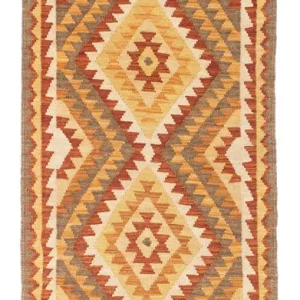 Kelim Teppich - Oriental 192 x 69 cm - hellbraun