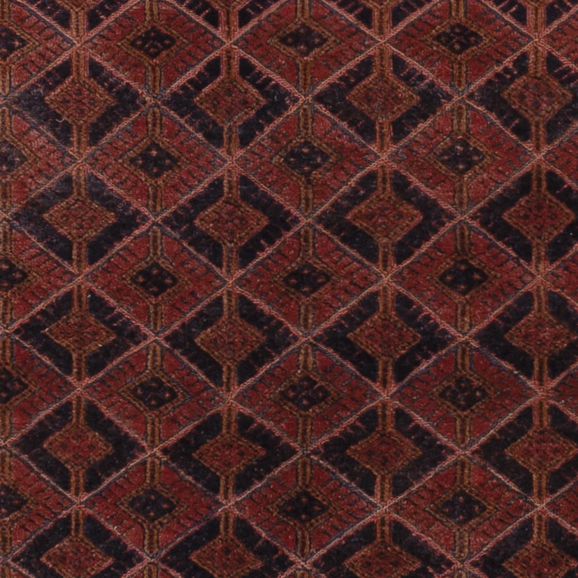 Kelim Teppich - Oriental - 193 x 150 cm - dunkelrot