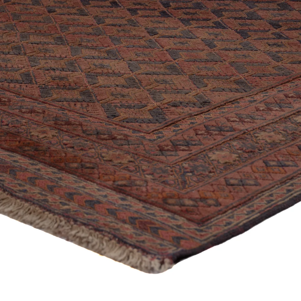 Kelim Teppich - Oriental - 193 x 150 cm - dunkelrot