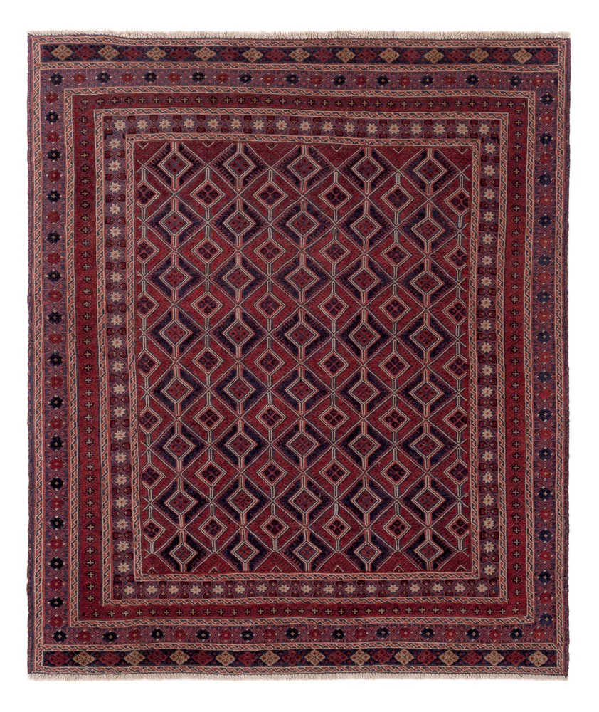 Kelim Teppich - Oriental - 193 x 162 cm - mehrfarbig