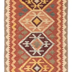 Kelim Teppich - Oriental 193 x 75 cm - braun