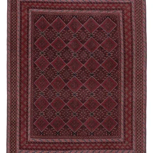 Kelim Teppich - Oriental - 195 x 145 cm - dunkelrot
