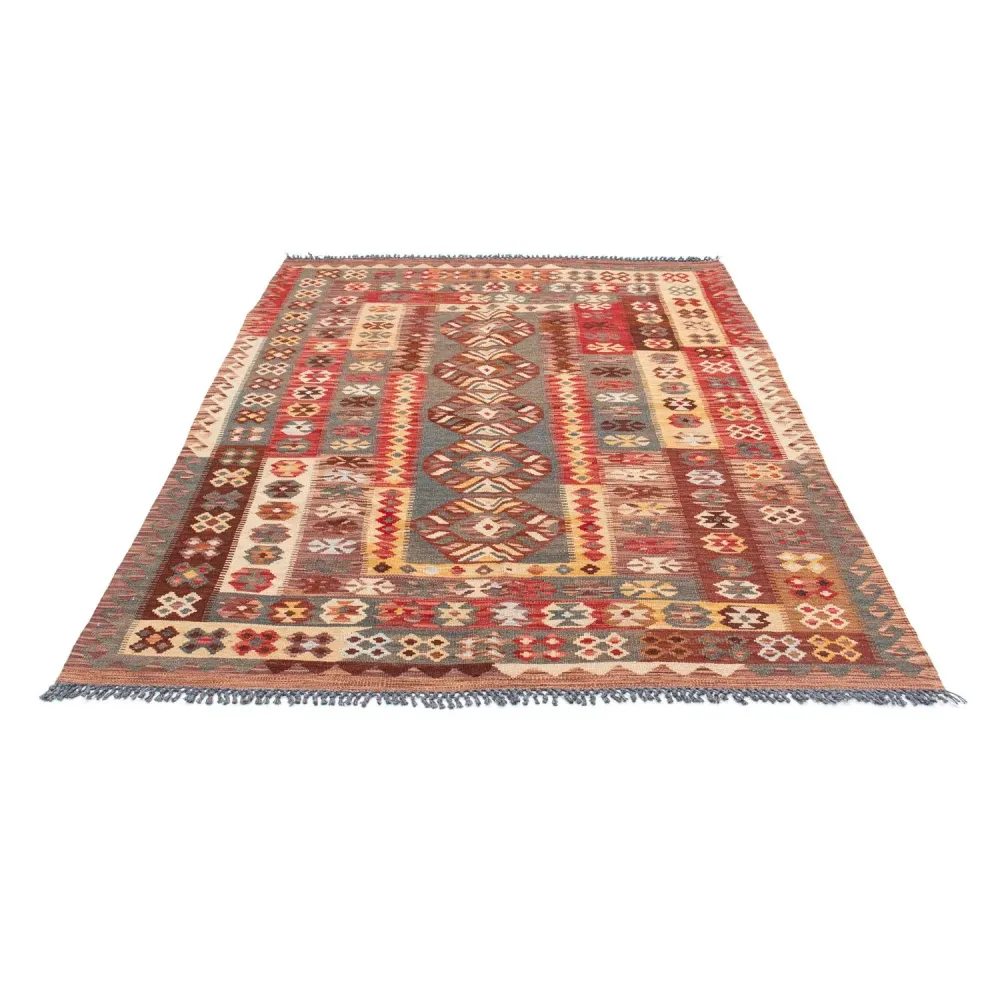 Kelim Teppich - Oriental 195 x 145 cm - mehrfarbig
