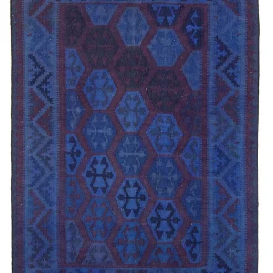 Kelim Teppich - Oriental 195 x 155 cm - blau