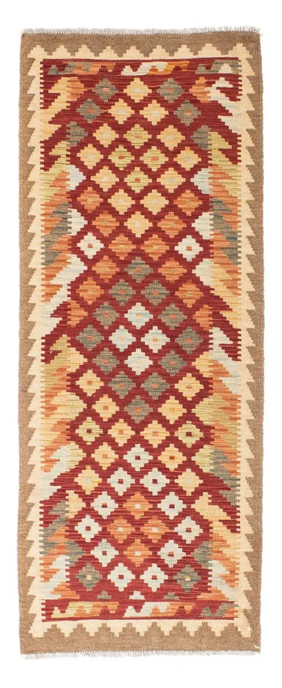 Kelim Teppich - Oriental 195 x 74 cm - rost