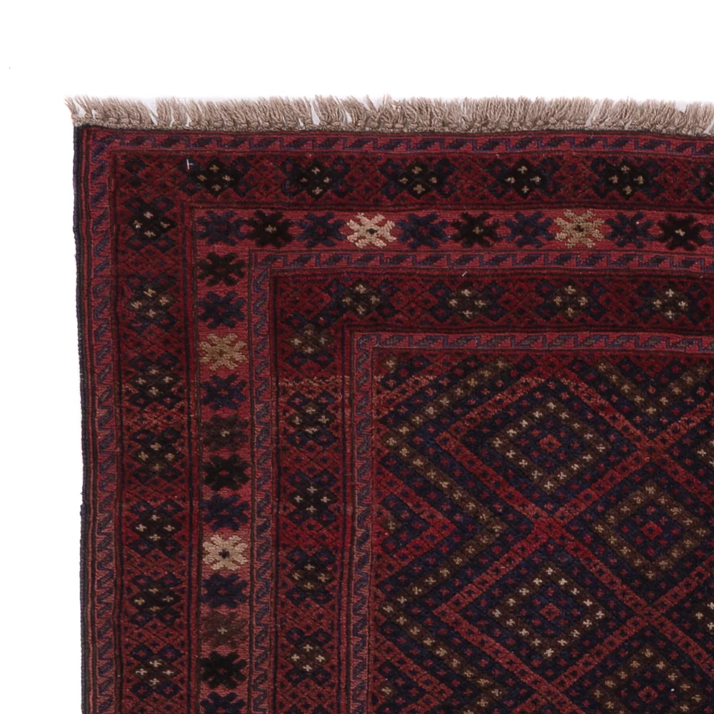 Kelim Teppich - Oriental - 196 x 136 cm - dunkelrot