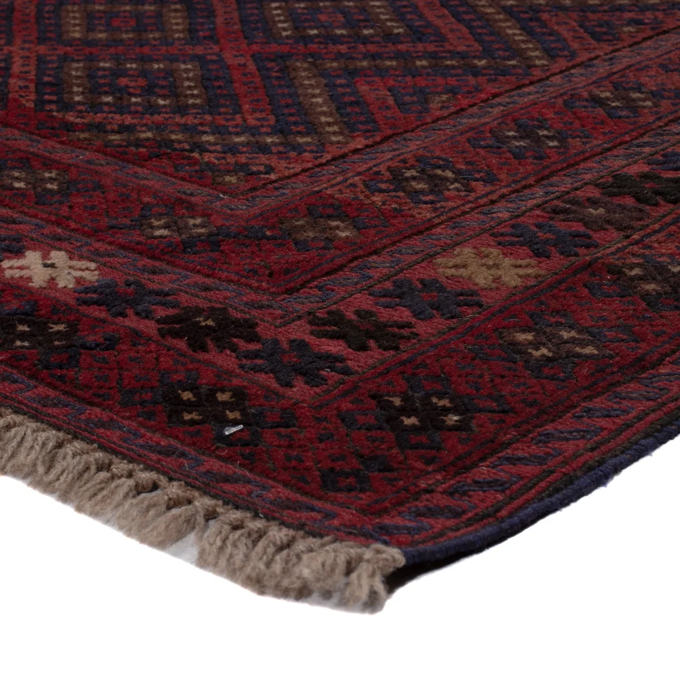 Kelim Teppich - Oriental - 196 x 136 cm - dunkelrot