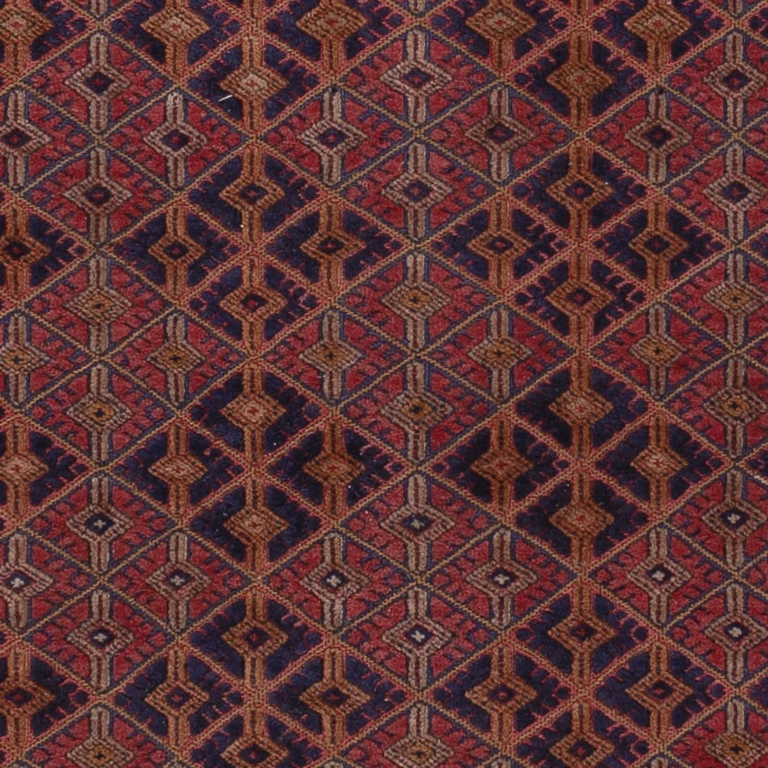 Kelim Teppich - Oriental - 196 x 148 cm - dunkelrot
