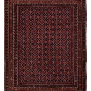 Kelim Teppich - Oriental - 196 x 159 cm - dunkelrot