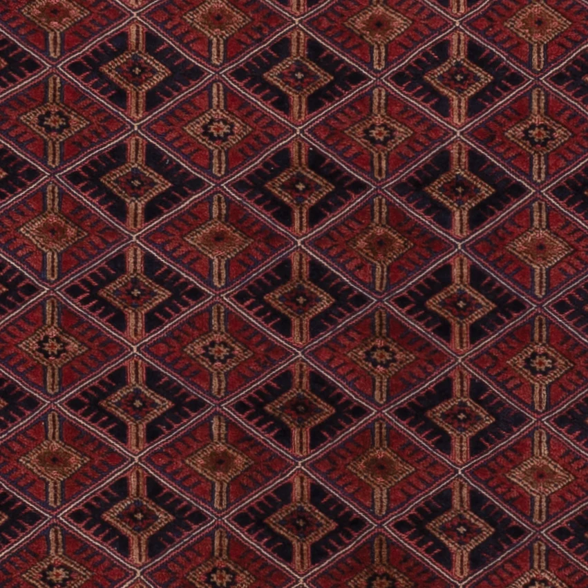 Kelim Teppich - Oriental - 196 x 159 cm - dunkelrot