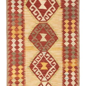 Kelim Teppich - Oriental 196 x 78 cm - beige