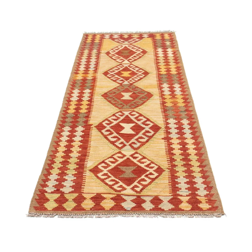 Kelim Teppich - Oriental 196 x 78 cm - beige