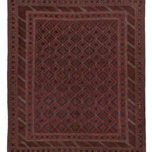 Kelim Teppich - Oriental - 197 x 154 cm - dunkelbeige
