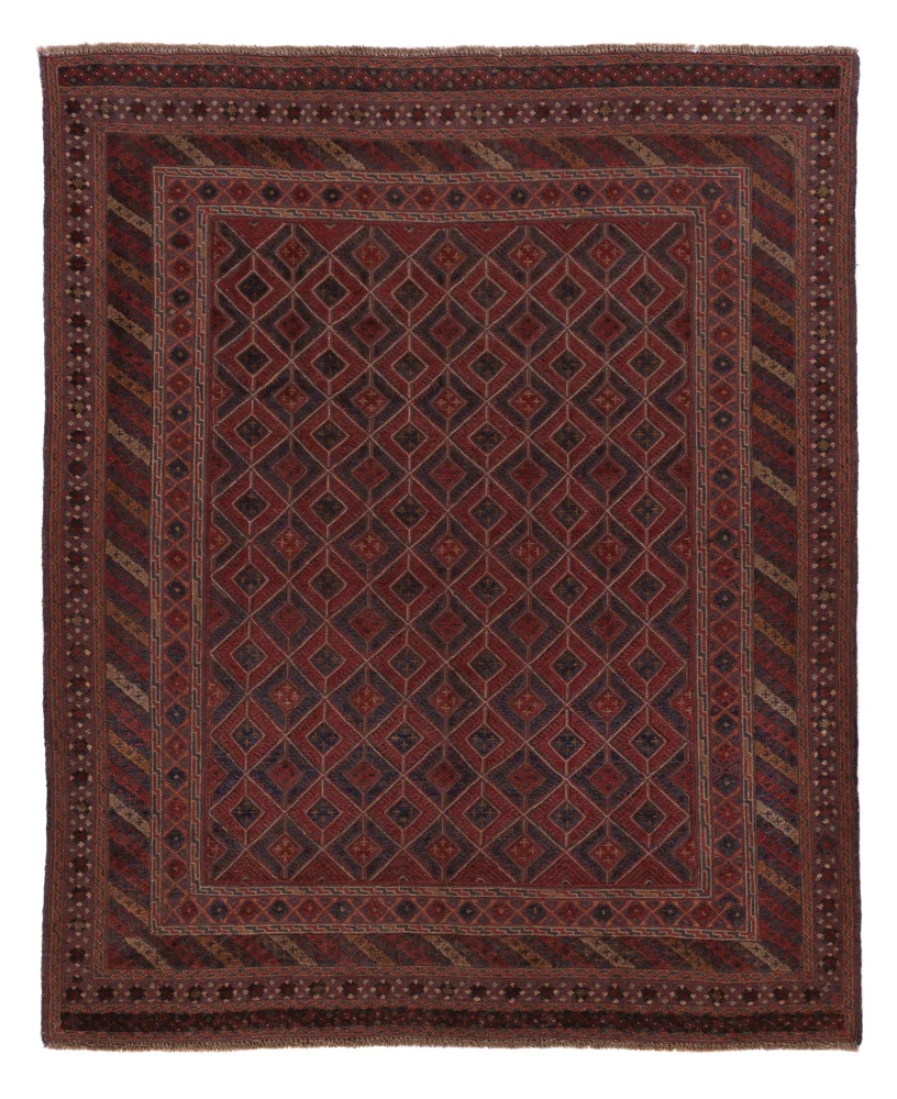 Kelim Teppich - Oriental - 197 x 154 cm - dunkelbeige