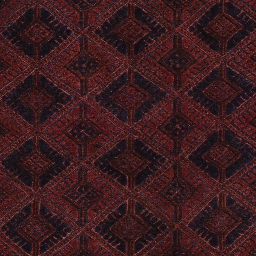 Kelim Teppich - Oriental - 197 x 165 cm - dunkelrot
