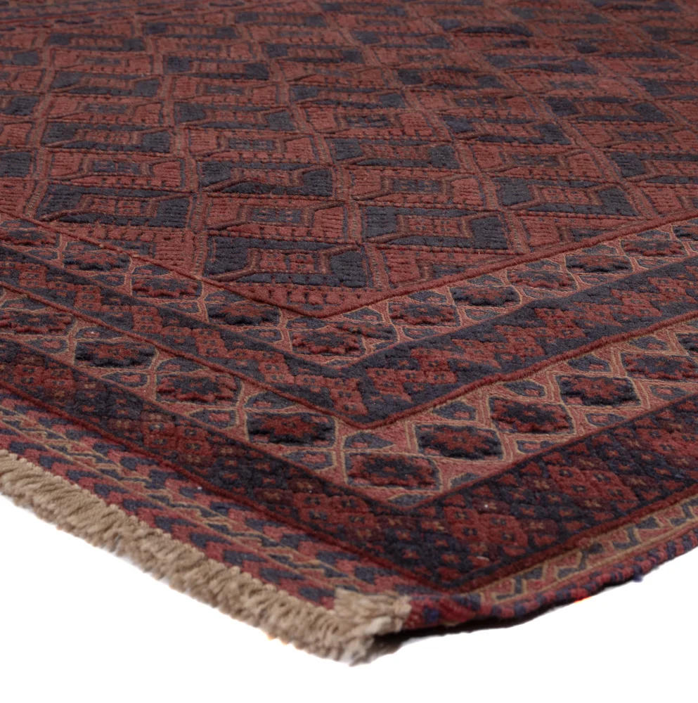 Kelim Teppich - Oriental - 197 x 165 cm - dunkelrot