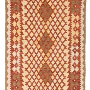 Kelim Teppich - Oriental 197 x 79 cm - beige