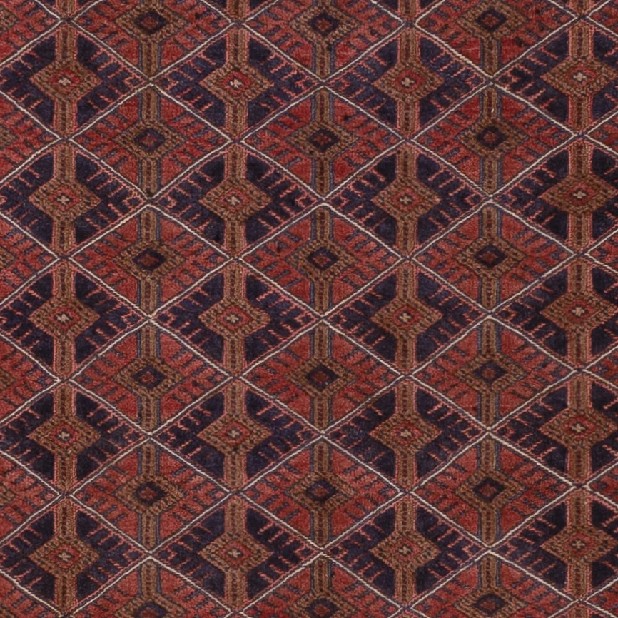 Kelim Teppich - Oriental - 198 x 162 cm - dunkelrot