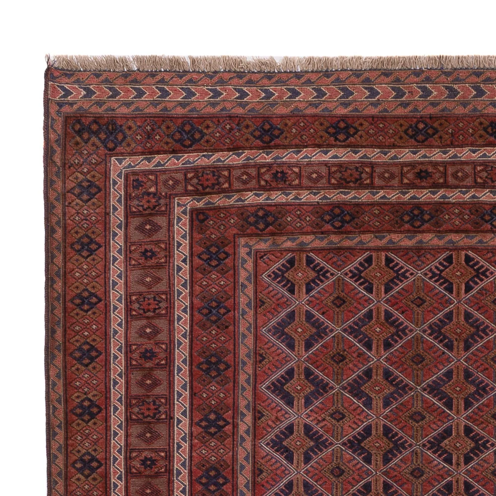 Kelim Teppich - Oriental - 198 x 162 cm - dunkelrot