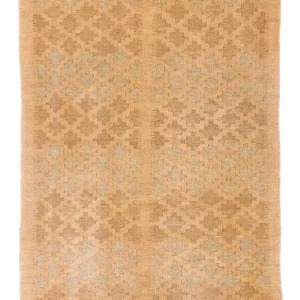 Kelim Teppich - Oriental 200 x 84 cm - hellbraun